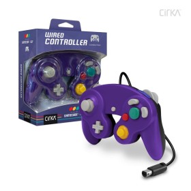 Mando compatible Gamecube/Wii morado/negro