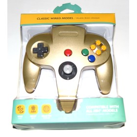 Mando compatible Nintendo 64 dorado Hyperkin