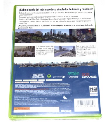 Juego Xbox 360 A-Train HX (nuevo)