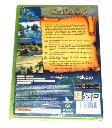 Juego Xbox 360 Port Royale 3 (nuevo)