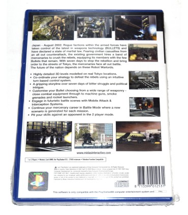 Juego Playstation 2 Robot Warlords (nuevo)