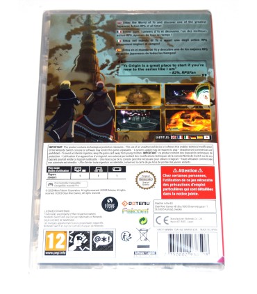 Juego Switch Ys Origin (nuevo)