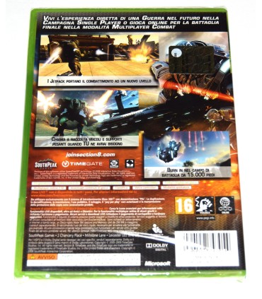 Juego Xbox 360 Section 8 (nuevo)