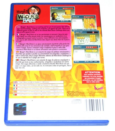 Juego Playstation 2 Margot's Word Brain