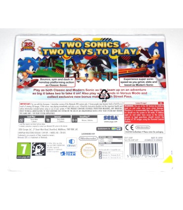 Juego Nintendo 3DS Sonic Generations (nuevo)