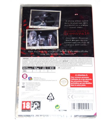 Juego Switch Deadly Premonition Origins (nuevo)