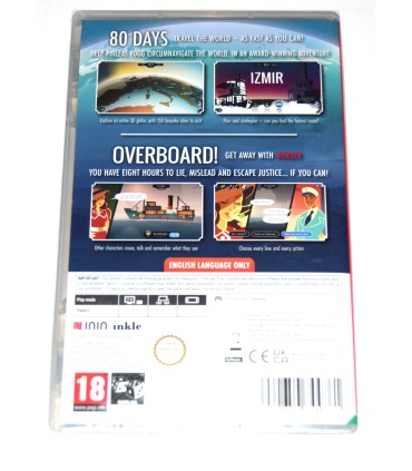 Juego Switch 80 Days & Overboard (nuevo)