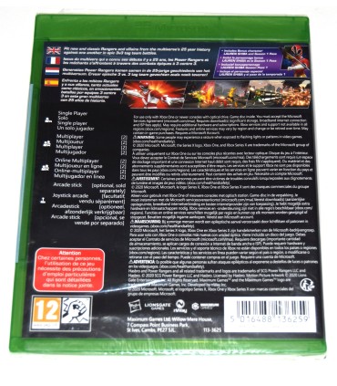 Juego Xbox One Power Rangers Battle for the Grid Collector´s Edition (nuevo)