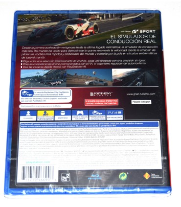 Juego Playstation 4 Gran Turismo Sport (nuevo)
