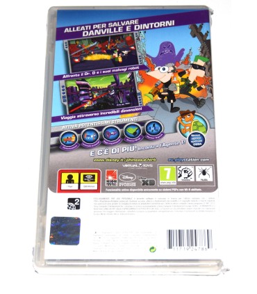 Juego PSP Phineas y Ferb: A través de la segunda dimensión (nuevo)