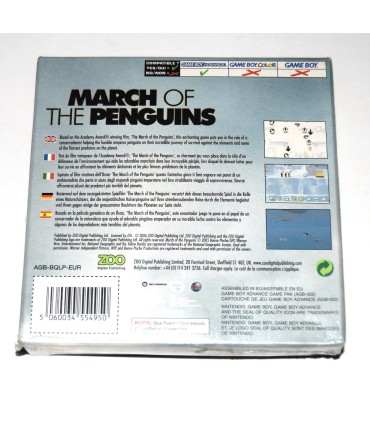 Juego GameBoy Advance March of the Penguins(nuevo)