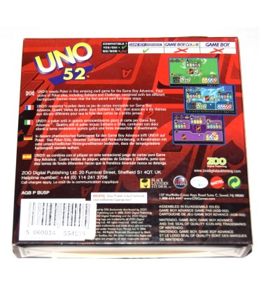 Juego GameBoy Advance Uno 52 (nuevo)