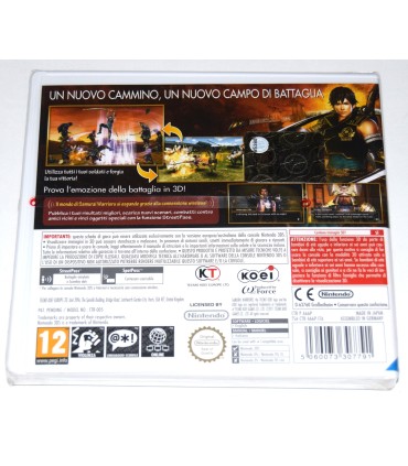 Juego Nintendo 3DS Samurai Warriors Chronicles (nuevo)
