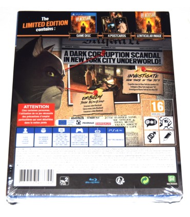 Juego Playstation 4 Blacksad Under the Skin Limited Edition (nuevo)