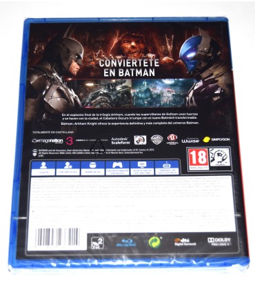 Juego Playstation 4 Batman: Arkham Knight  (nuevo)