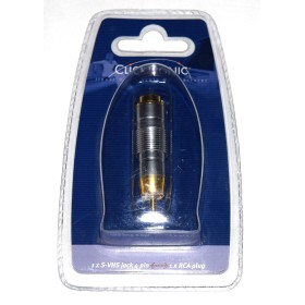 Apaptador S-Video a RCA Premium Clicktronic