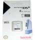 Tarjeta SD 8Gb. Sandisk Wii DSi licenciada (nueva)