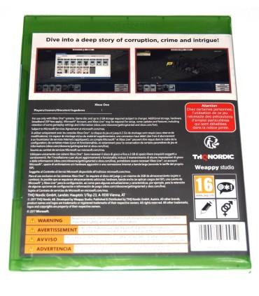 Juego Xbox One This Is The Police (nuevo)