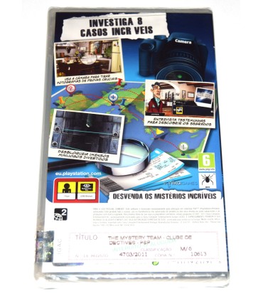 Outlet Juego PSP The Mystery Team Cazadores de Pistas (nuevo)