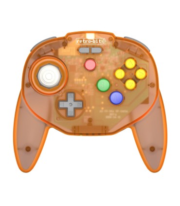 Mando Nintendo 64 Tribute64 inalámbrico Orange Hawk Limited Edition
