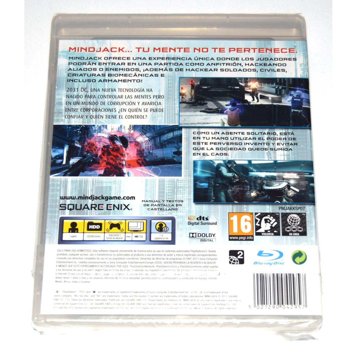 MINDJACK PS3 EN EU PEGI