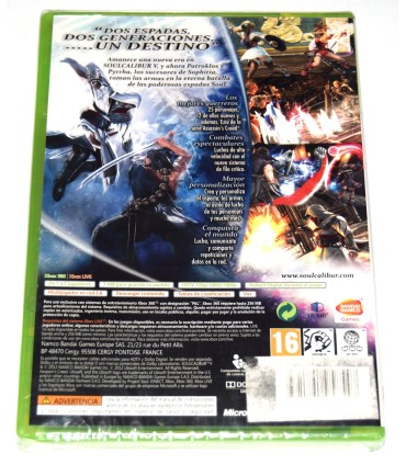 Juego Xbox 360 Soul Calibur V (nuevo)