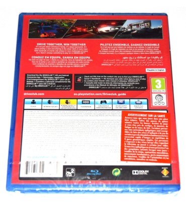 Juego Playstation 4 DriveClub (nuevo)