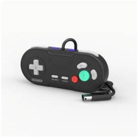 Mando Gamecube Retrobit Legacy GC negro