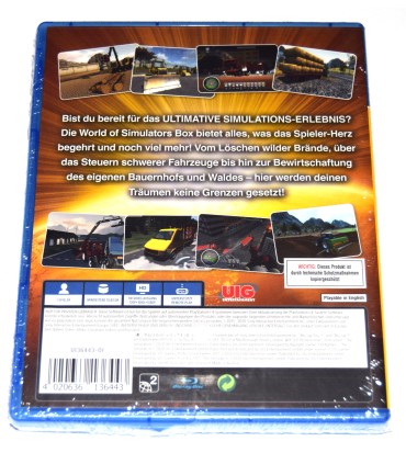 Juego Playstation 4 World of Simulators (nuevo)