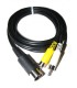 Cable AV Atari 8 bits