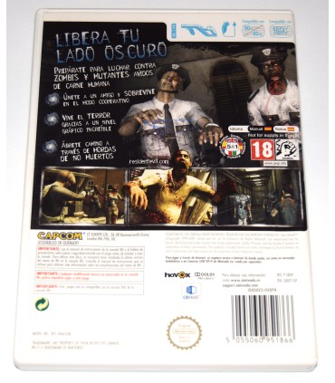Juego Wii Resident Evil: The Darkside Chronicles (segunda mano)