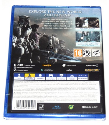 Juego Playstation 4 Monster Hunter World: Iceborne (nuevo)