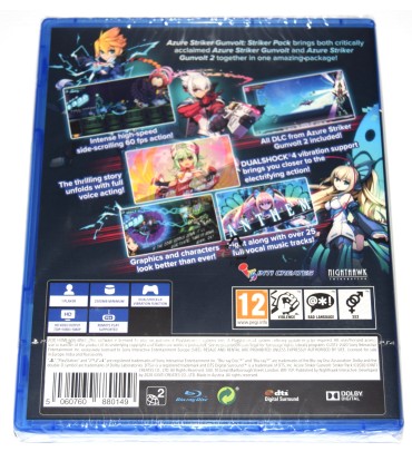 Juego Playstation 4 Azure Striker Gunvolt: Striker Pack (nuevo)