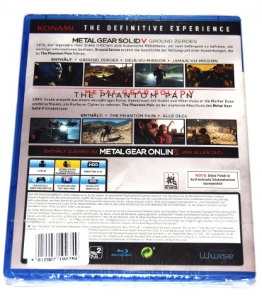 Juego Playstation 4 Metal Gear Solid V: The Definitive Experience (nuevo)