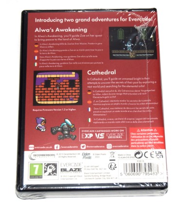 Juego Evercade Alwa's Awakening & Cathedral