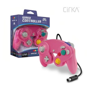 Mando compatible Gamecube/Wii rosa chicle
