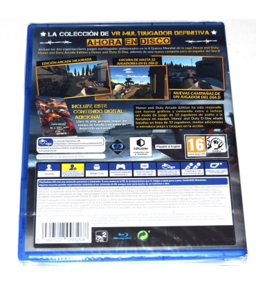 Juego Playstation 4 Honor and Duty D-Day All Out War (nuevo)