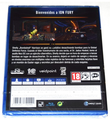 Juego Playstation 4 Ion Fury (nuevo)