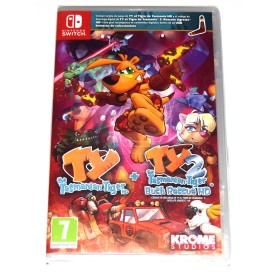 Juego Switch TY the Tasmanian Tiger HD + TY the Tasmanian Tiger 2: Bush Rescue HD (nuevo)