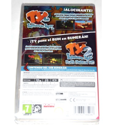 Juego Switch TY the Tasmanian Tiger HD + TY the Tasmanian Tiger 2: Bush Rescue HD  (nuevo)