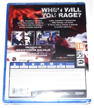Juego Playstation 4 Werewolf The Apocalypse: Earthblood (nuevo)