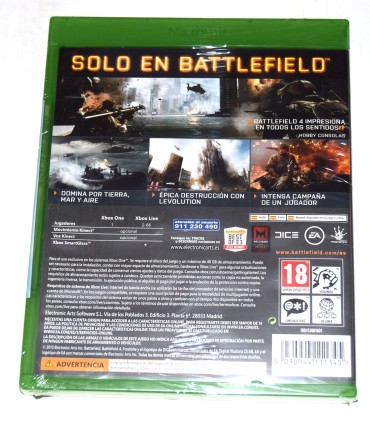 Juego Xbox One Battlefield 4 (nuevo)
