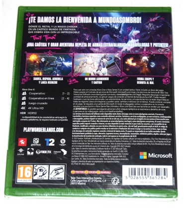 Juego Xbox One Tiny Tina’s Wonderlands (nuevo)