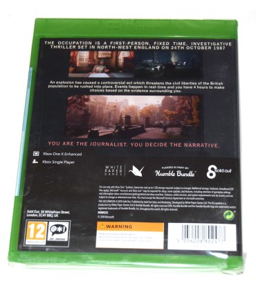Juego Xbox One The Occupation (nuevo)