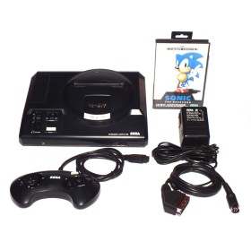 Pack Sega Megadrive mod region - 50/60hz + mando + cable + Sonic