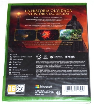Juego Xbox One El Señor de los Anillos: Gollum (nuevo)