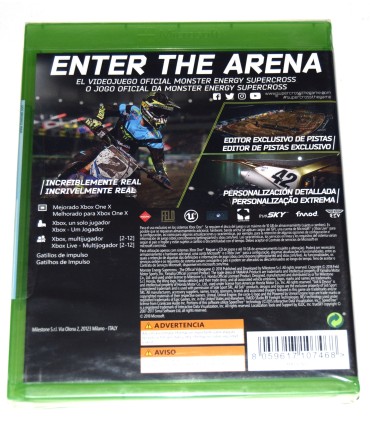 Juego Xbox One Monster Energy Supercross. The Official Videogame (nuevo)