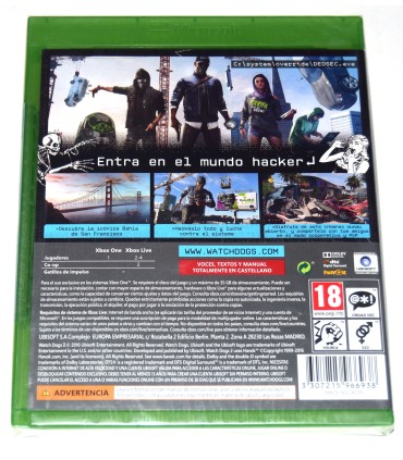 Juego Xbox One Watch Dogs 2 (nuevo)
