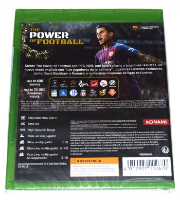 Juego Xbox One Pro Evolution Soccer 2019 (nuevo)