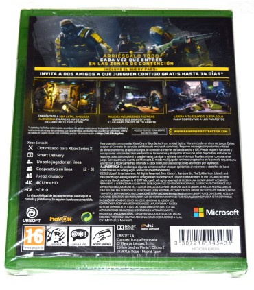 Juego Xbox One Rainbow Six Extraction (nuevo)
